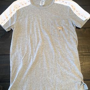PINK Victoria’s Secret Gold Sequin Tee